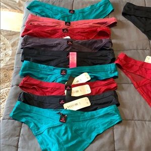 11 pair small  NWT thong panties